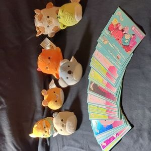 Squishmallow Squishville and cards bundle